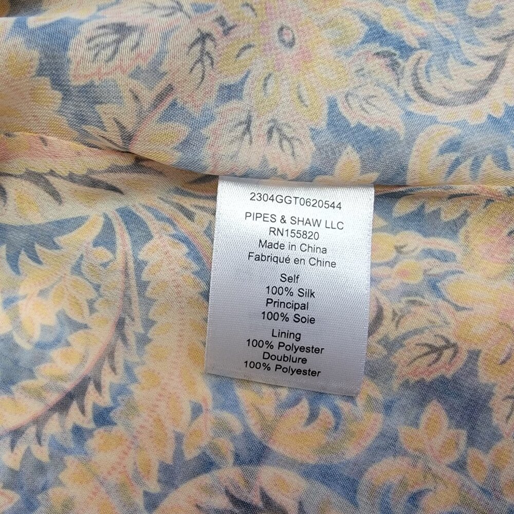 Veronica Beard Lucine Paisley Silk Gown - Picture 12 of 15
